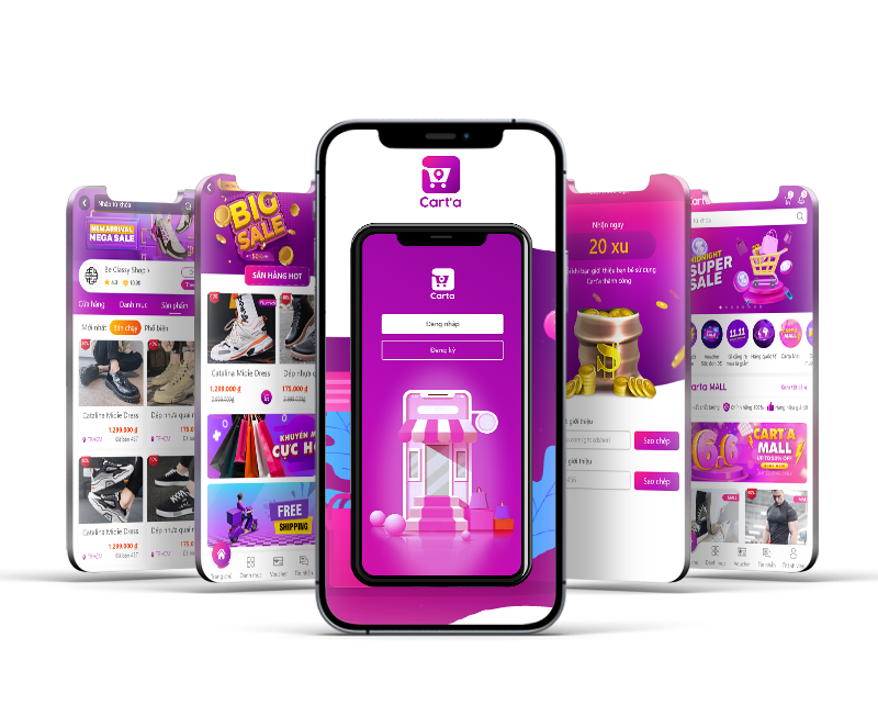 App sàn thương mại điện tử
